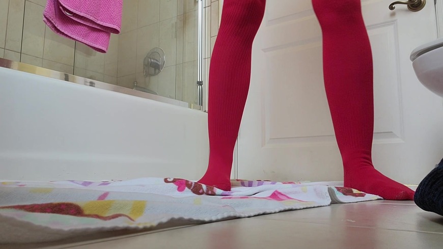 Anal pink sock Greek naked photos
