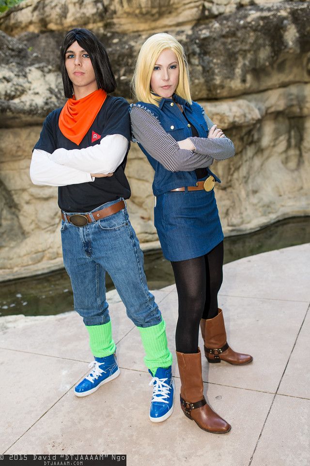 Android 17 cosplay costume Big penis porno