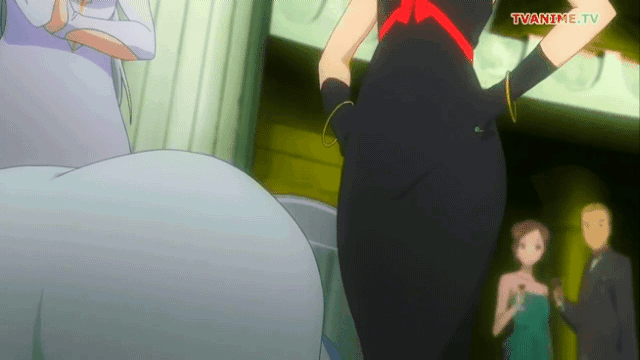 Anime ass jiggle gif Latina pantyhose