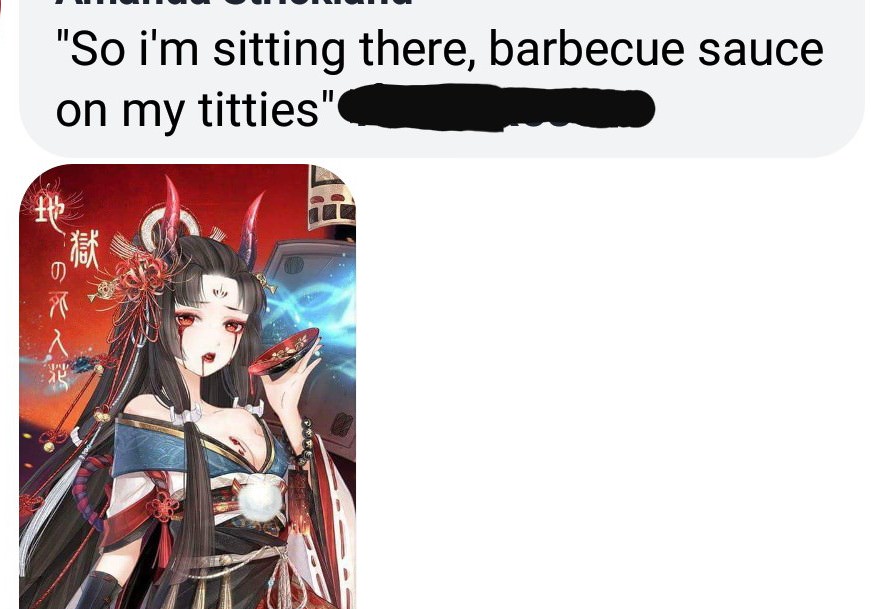Bbq sauce on anime boobs Tna girls