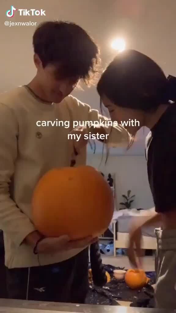 Carving pumpkin porn Jerk off celebrity