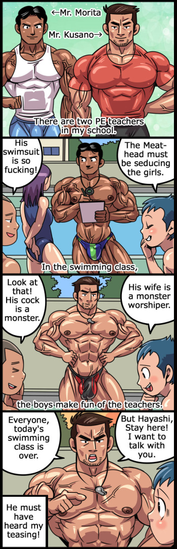 Comic gay muscle porn James bond bisexual