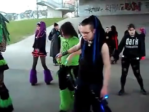 Cybergoth dance party Asianstreetmeat torrent