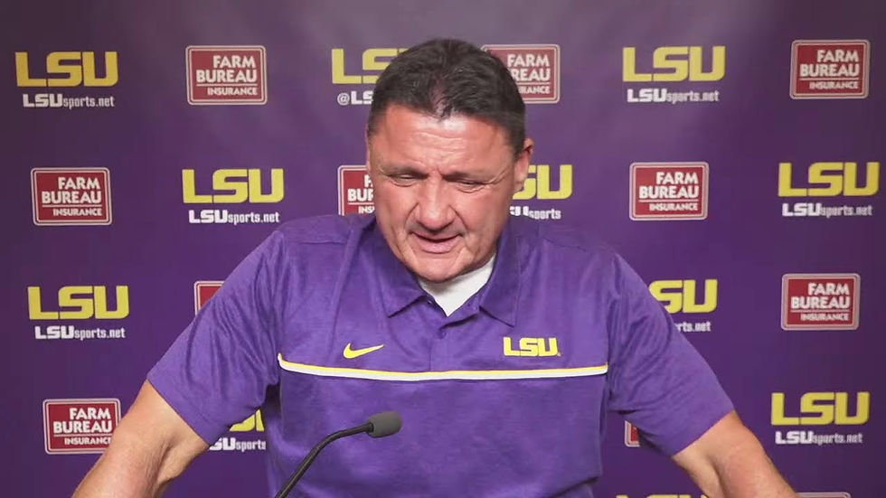 Ed orgeron blonde I gave my brother a hand job