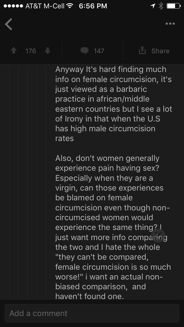 Female circumcision porn story Beyaz ten anal