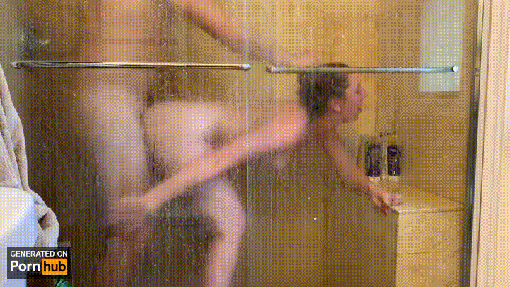 Fucking her in the shower gif Black girl reverse cowgirl