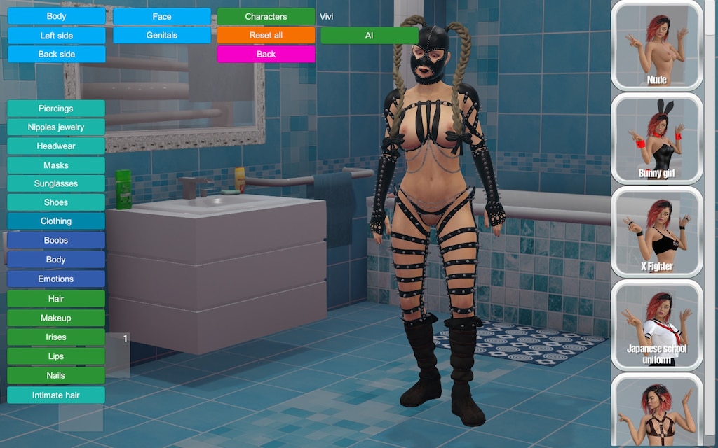 Game characters naked Transgender doujin