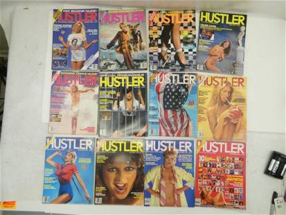 Hustler february 1984 Public cum shots porn