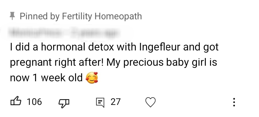 Ingefleur fertility homeopath Squirting on cock gifs