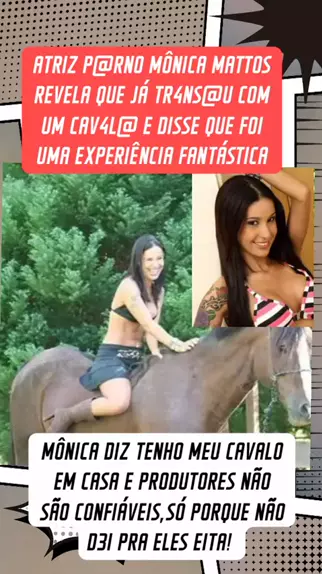 Monica mattos com cavalo Cowgorl porn