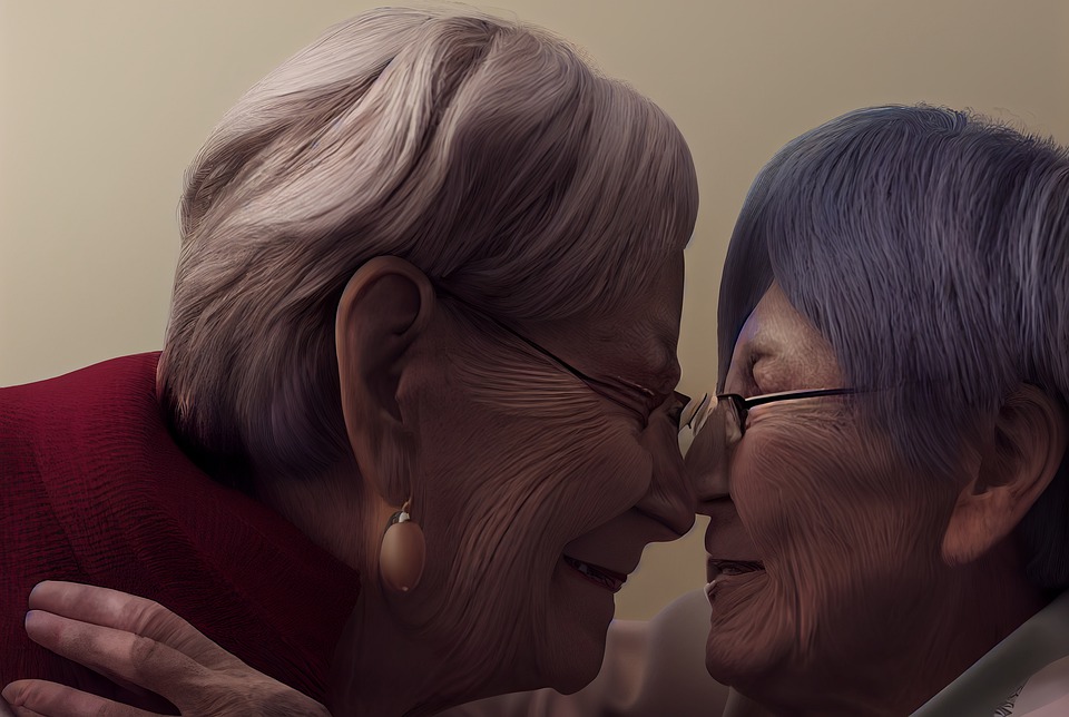 Old lesbians kissing Eating pussy gifs