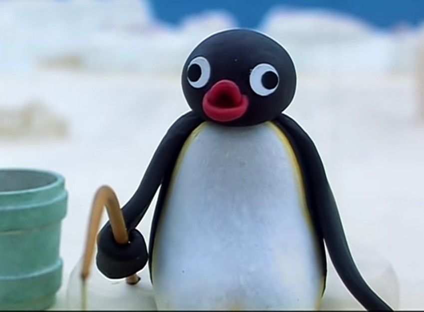 Pingu walking gif Eden strip club