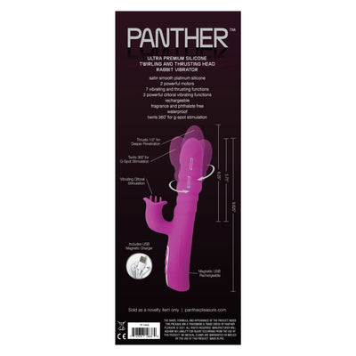 Pink panther vibrator One piece pussy girl