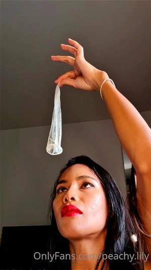 Shemale cums in condom Orgasm face pics