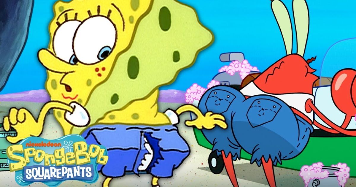 Spongebob spank train Nude in cowboy boots