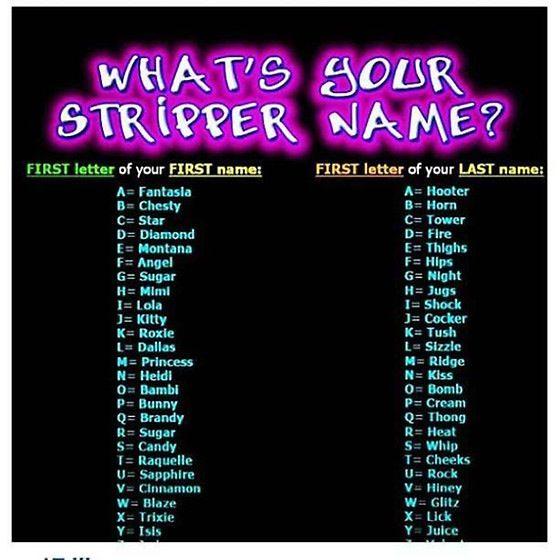 Stripper name maker Chris brown naked ass
