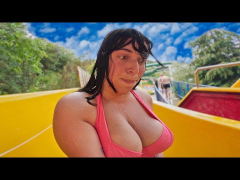 Water park tits Husband fucking wife with dildo